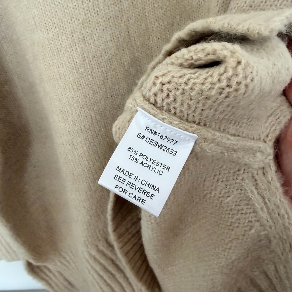 ADORA Women's Tan Crew Neck Sweater - Picture 7 of 9